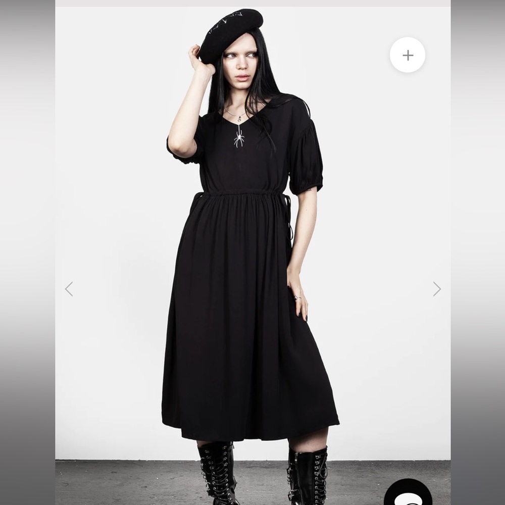 Disturbia Tangle Midi Smock Dress